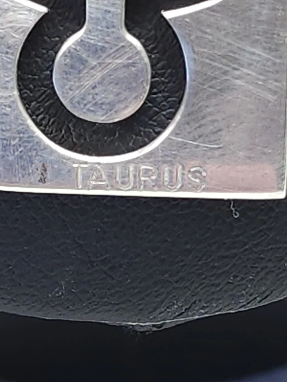 Authentic Gucci 925 Silver Taurus Necklace